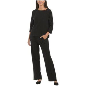 MAZE COLLECTION Wide Leg Pants Set